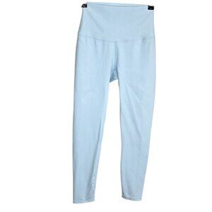 Born Primitive Womens High Rise Crop Leggings, Blue,Athletic, Small